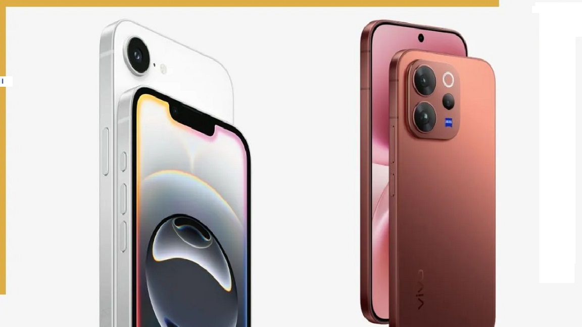Vivo V70 vs Apple iPhone 17e: Design, Camera, Display, and Specs Compared